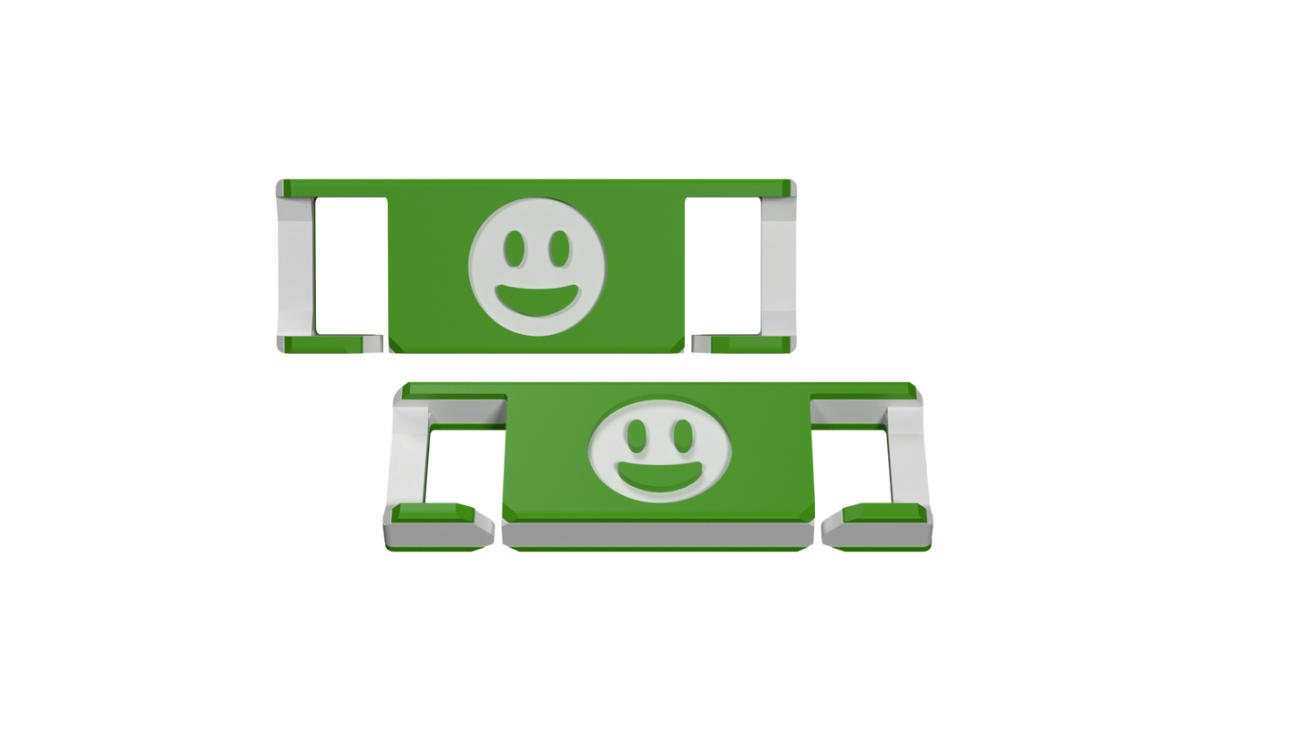 LACIES Schuhclips - Emoji Smile