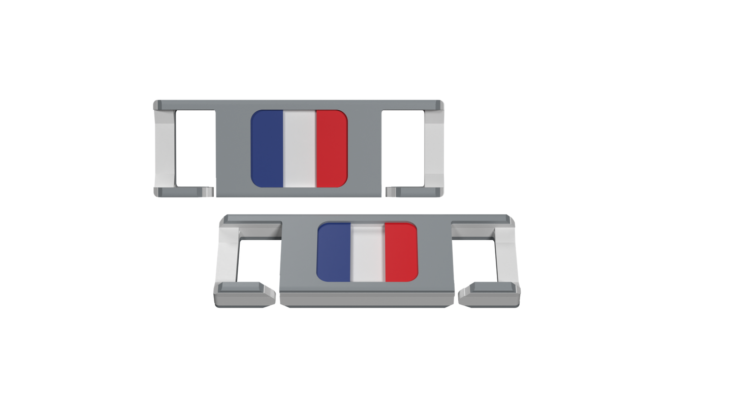 Lacies Flagge Frankreich