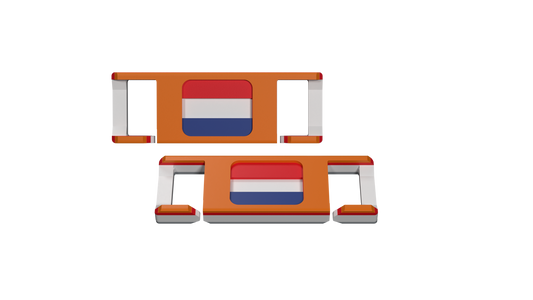 LACIES Schuhclips - Flagge Niederlande
