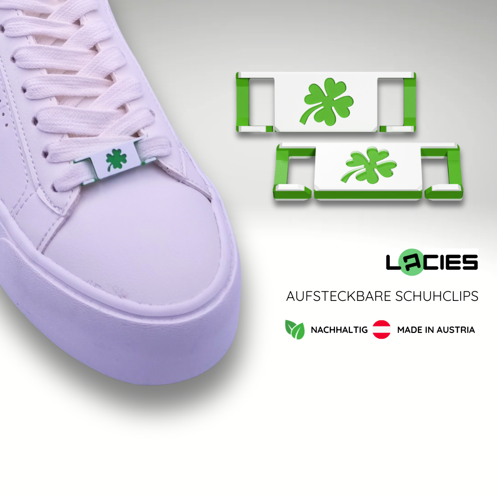 LACIES Schuhclips - Kleeblatt