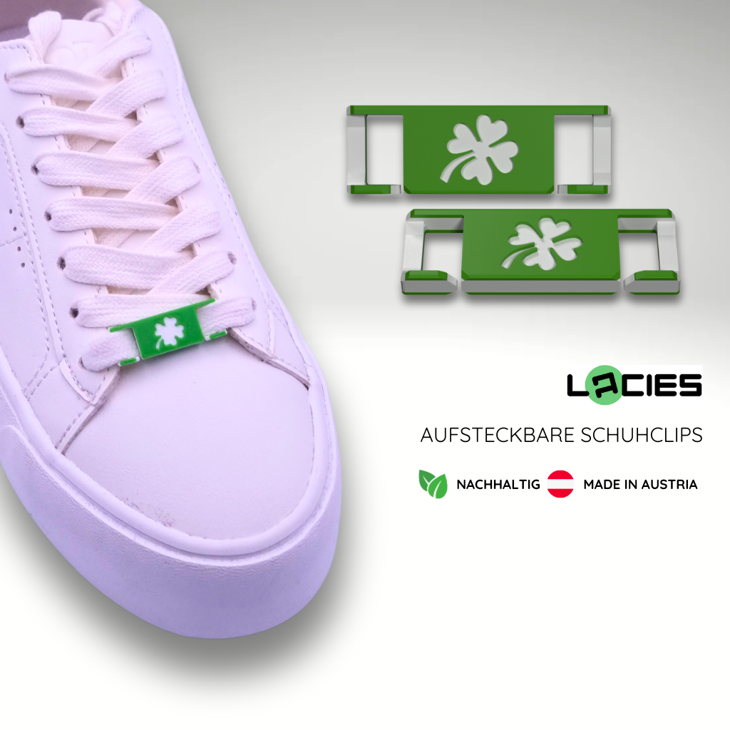 LACIES Schuhclips - Kleeblatt
