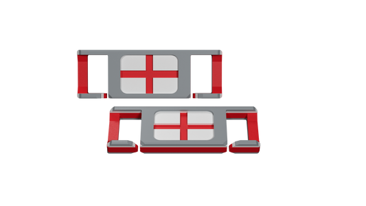 LACIES Schuhclips - Flagge England